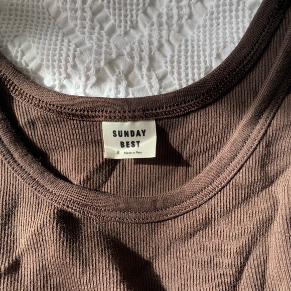 ARITZIA SUNDAY BEST CROP TANK - Picture 2 of 2